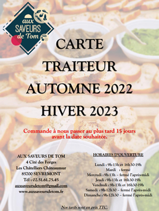 CARTE AUTOMNE 2022 HIVER 2023