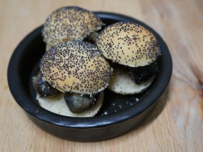 Trio de briochettes aux escargots